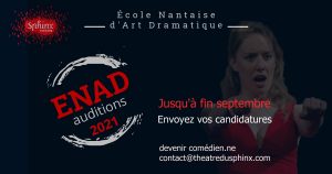 L’ENAD (École Nantaise d'Art Dramatique) Formation professionnelle