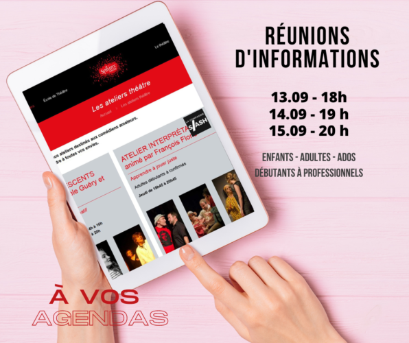 Réunion info théâtre du sphinx